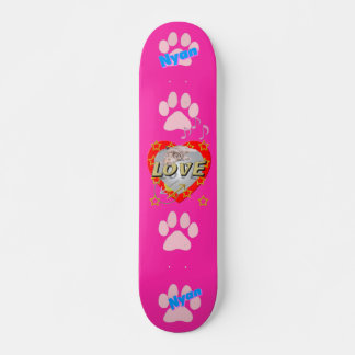 Girls Star ♡ LIEBE Nyan Pink Skateboard