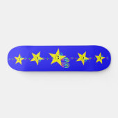 Girl's Stars Nummer 10 Skateboard (Horizontal)