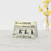 Girls Surfen Surf Beach trinken das Wasserangebot Karte (Gelbe Blume)