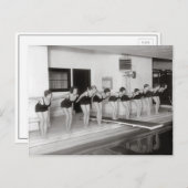 Girls Swim Team, 1930 Postkarte (Vorne/Hinten)