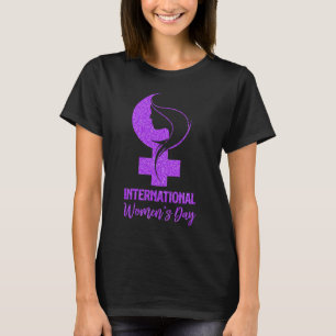 Girls Symbol International Women Day 8. März Wo T-Shirt