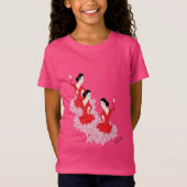 Girl's T - Shirt : Spanischer Tänzer (Vorderseite)