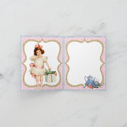 Girls Tee Party Danke (Innenseite)