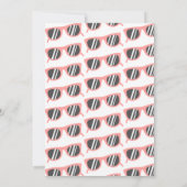 Girls Teen Pool Party Bikini Einladung zum Geburts (Rückseite)