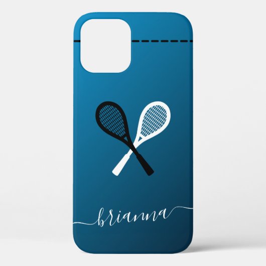 Girls Tennis Racketball Personalisiert Sport Case-Mate iPhone Hülle (Rückseite)