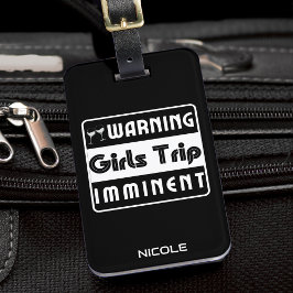 Girls Tour Girls Night Weekend Schwestern Urlaub Gepäckanhänger