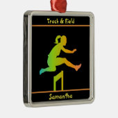 Girls Track and Field Keramik Ornament (Rechts)