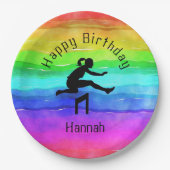 Girls Track & Field Rainbow Teller (Vorderseite)