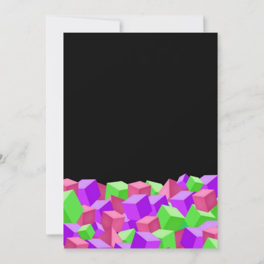 Girls Trampolin Park Party Einladung (Rückseite)