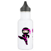 Girls Trendy Niedlich Ninja Krieger Kinder Individ Edelstahlflasche (Links)