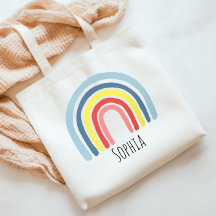 Girls Trendy Whimsical Rainbow Cartoon Name Kids