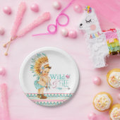 Girls Tribal Baby Dusche Pappteller (Party)
