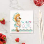 Girls Tribal Baby Dusche Serviette (Beispiel)