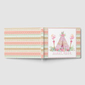 Girls Tribal Teepee Birthday Party Gästebuch (Voll)