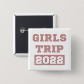 Girls Trip 2022 Girls Weekend Stadtrundgang Button (Vorne & Hinten)