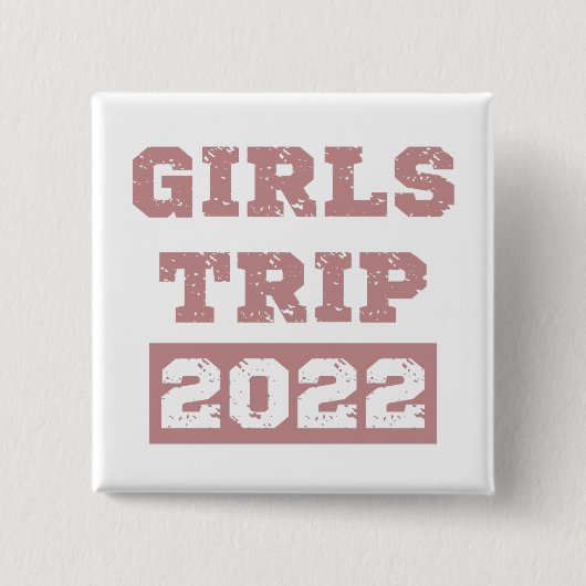 Girls Trip 2022 Girls Weekend Stadtrundgang Button (Vorderseite)
