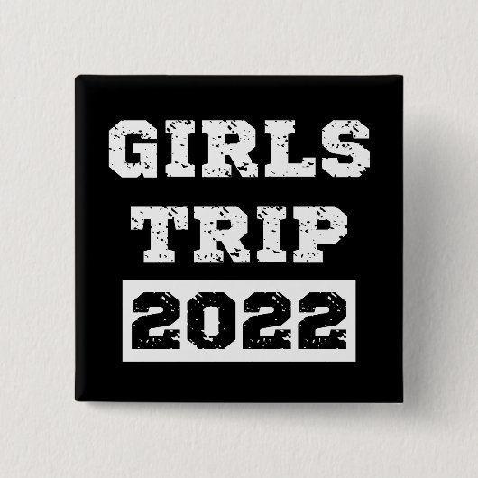 Girls Trip 2022 Girls Weekend Stadtrundgang Button (Vorderseite)