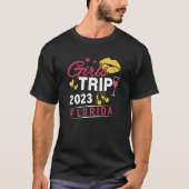 Girls Trip 2023 Florida Weekend Travel Group Match T-Shirt (Vorderseite)