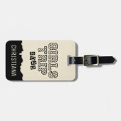 Girls Trip 2023 Girls Weekend Urlaub Abenteuer Gepäckanhänger (Vorderseite horizontal)