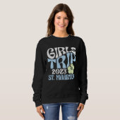 Girls Trip 2023 St Maarten Beach Destination Retro Sweatshirt (Vorne ganz)