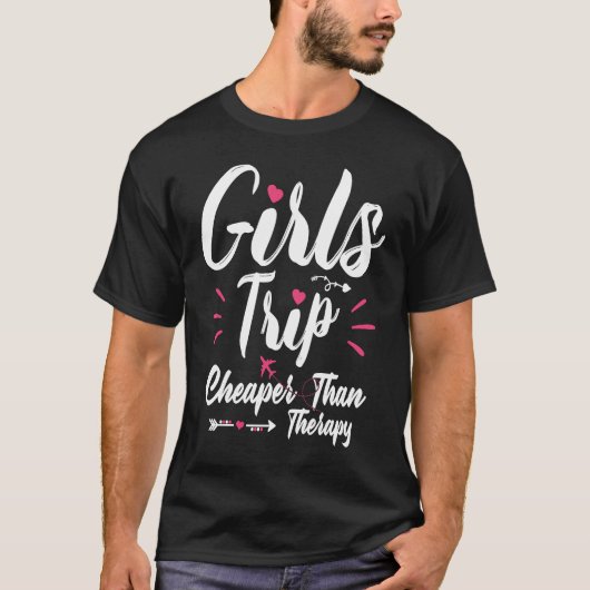 Girls Trip 2023 Weekend Summer Vacay Lovers Girls  T-Shirt (Vorderseite)