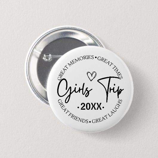 Girls Trip 2024 Große Erinnerungen Große Zeiten Button (Vorne & Hinten)