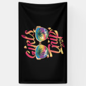 Girls Trip 2024 Summer Beach Vacation 2024 Banner (Vertikal)