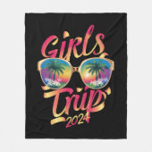 Girls Trip 2024 Summer Beach Vacation 2024 Fleecedecke (Vorderseite)