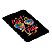 Girls Trip 2024 Summer Beach Vacation 2024 Magnet (Rechte Seite)