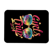 Girls Trip 2024 Summer Beach Vacation 2024 Magnet (Horizontal)