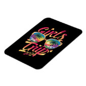 Girls Trip 2024 Summer Beach Vacation 2024 Magnet (Linke Seite)