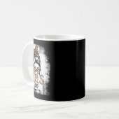 Girls Trip 2025 Messy Bun Leopard Bester Freund Ma Kaffeetasse (Vorderseite Links)