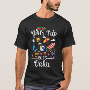 Girls Trip 2025 Sommerurlaub Hawaii Oahu Strand T-Shirt