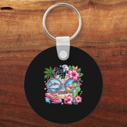 Girls Trip 2026 Sommerreise Urlaub Bestie Vacati Schlüsselanhänger (Vorderseite)