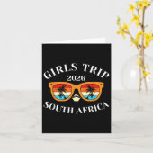 Girls Trip 2026 Südafrika Frühjahrspause 2026 Cru Karte (Gelbe Blume)