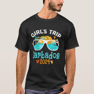 Girls Trip Barbados 2024 Shirt Womens Weekend Birt