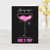 Girls Trip Beach Drink Albuquerque New Mexico Karte (Gelbe Blume)