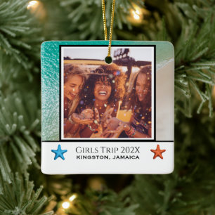 Girls Trip Beach Themed Weihnachten Keramikornament