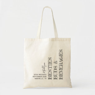 Girls Trip Besties Buds Getränke Custom Tragetasche