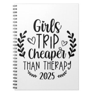 Girls Trip billiger als Therapie 2025 Notizblock