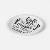 Girls Trip billiger als Therapie 2025 Pappteller (Schrägansicht)