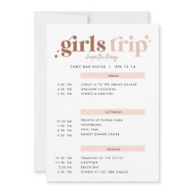 Girls Trip billiger als Therapie Itinerary Invitat