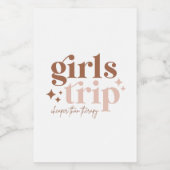 Girls Trip billiger als Therapie Weinetikett (Einzelnes Label)