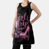 Girls Trip billiger als Therapiewochenende Party Schürze (InSitu)