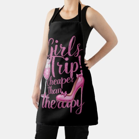 Girls Trip billiger als Therapiewochenende Party Schürze (InSitu)