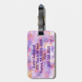 Girl's Trip, Boho, personalisierter Gepäckanhänger (Rückseite vertikal)