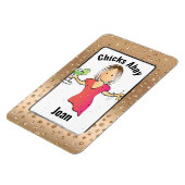 Girls Trip Chicks Ahoy Funny für ihre Kreuzfahrt T Magnet (Linke Seite)