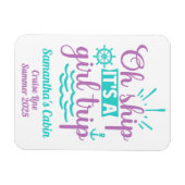 Girls Trip Cruise Vacation Ship Dop Magnet (Horizontal)