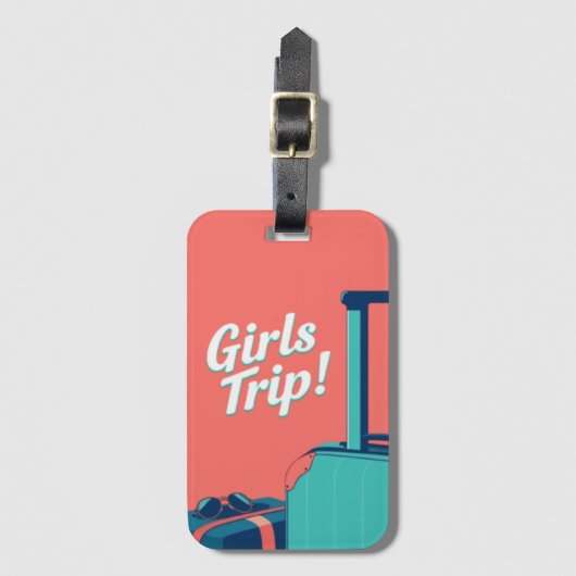 Girls Trip Gepäckanhänger (Vorderseite Vertikal)