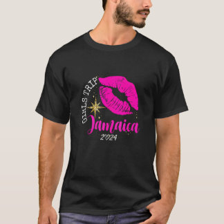Girls Trip Jamaica 2024 Beach Womens Vacation Birt T-Shirt